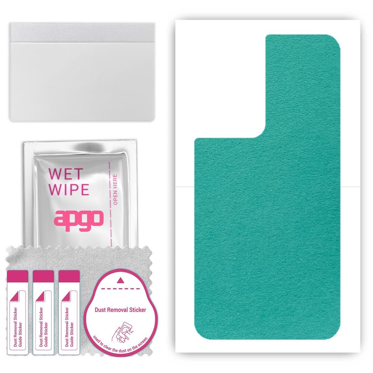 Folia naklejka skórka strukturalna na TYŁ Zamsz do Samsung Galaxy S21 Ultra 5G - Zamsz Miętowy - apgo SKINS