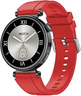 Smartwatch - Hagen HB12.14.334.535-SET HB12 Czerwony + Czarny pasek - miniaturka - grafika 1