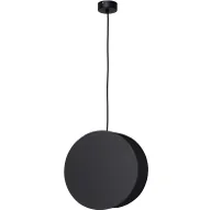 Lampy sufitowe - Czarna lampa wisząca Wheel - drewniana - miniaturka - grafika 1