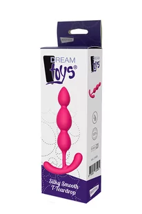 Dream Toys Silky Smooth T Teardrop - Koraliki analne - Kulki analne - miniaturka - grafika 2