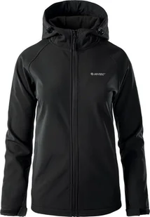 Hi-Tec SOFTSHELL LADY NETI BLACK/BLACK XXL - Kurtki i kamizelki sportowe damskie - miniaturka - grafika 1