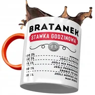 Kubki - Kubek Pomarańczowy Dla Bratanka Idealny Na Prezent z Nadrukiem ze Zdjęciem + Opakowanie na prezent (wzór 02) - miniaturka - grafika 1