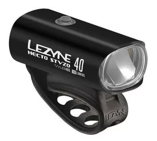 LEZYNE LED Hecto Drive 40 Reflektor przedni LED, black 2021 Lampki przednie na baterie 452000012 - Lampki rowerowe - miniaturka - grafika 1