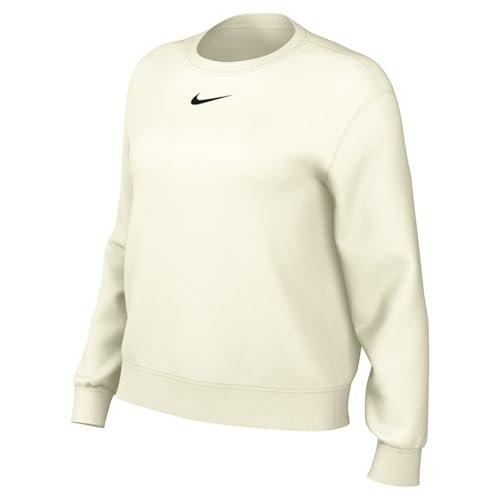 Nike Sportswear Phoenix polarowa bluza damska z okrągłym dekoltem, Sail/Black, DQ5751-133, L