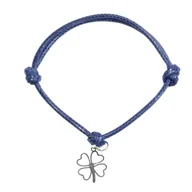 Bransoletki - Bransoletka koniczyna stal chirurgiczna regulowana / JG. Projekt - miniaturka - grafika 1