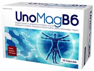 POLSKI INSTYTUT FARMACJI MagPrim B6 50 kapsułek Długi termin ważności! 3508941 - Witaminy i minerały - miniaturka - grafika 1