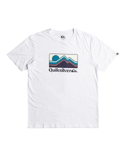 Quiksilver Koszulka z krótkim rękawem męska QS Gradient Mountains SS XS biała