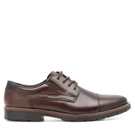 Półbuty męskie - Półbuty Rieker 15320-25 Brązowy - miniaturka - grafika 1