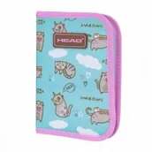 Piórniki - Astra Piórnik pojedynczy dwuklapkowy bez wyposażenia Head Meow - miniaturka - grafika 1