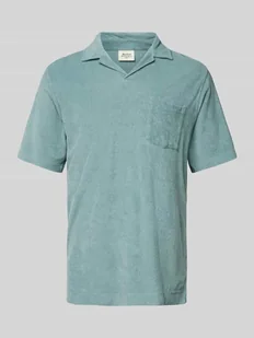 Koszulka polo o kroju regular fit z kieszenią na piersi - Kąpielówki męskie - miniaturka - grafika 1