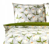 Pościel - SMUKEE Pościel Z BAWEŁNĄ POLICOTTON dwustronna 220 x 200 cm rumianki 270 - miniaturka - grafika 1