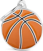 Odblaski i adresówki - Zawieszka Adresówka Identyfikator z grawerem dla psa i kota piłka - miniaturka - grafika 1