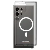 Etui i futerały do telefonów - Etui MYSCREEN Revo Clear Case MagSafe do Samsung Galaxy S24 Ultra Przezroczysty - miniaturka - grafika 1