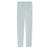 Spodnie i spodenki dla dziewczynek - Cool Club, Legginsy dziewczęce, srebrne - miniaturka - grafika 1