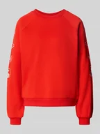 Bluzy damskie - Bluza z prążkowanymi wykończeniami model ‘LELA’ - miniaturka - grafika 1