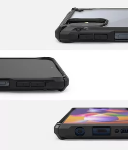Etui Ringke Fusion X z ramką do Samsung Galaxy M31s niebieski - Etui i futerały do telefonów - miniaturka - grafika 4
