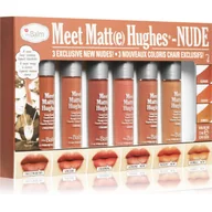 Szminki - The Balm MEET MATT(E) HUGHES - 6 MINI LONG-LASTING LIQUID LIPSTICKS - Zestaw 6 mini matowych pomadek w płynie - NUDE - miniaturka - grafika 1