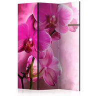 Parawany - Parawan 3-częściowy - Różowa orchidea [Room Dividers] (rozmiar 135x172) - miniaturka - grafika 1