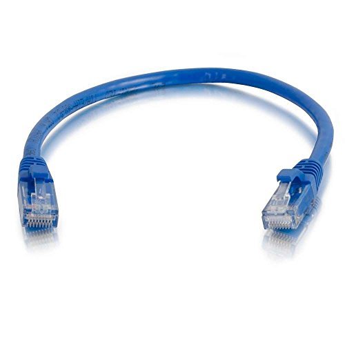 C2G 1. 5 m niebieski kabel sieciowy Ethernet Gigabit Lan (RJ45) kabel krosowy, UTP, kompatybilny z CAT. 5, CAT. 5e i CAT. 7.