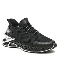 Sneakersy męskie - Sneakersy Plein Sport The Scratch FABS USC0335 PTE003N Czarny - miniaturka - grafika 1
