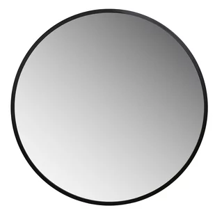 Lustro ścienne loftowe Sander 50 cm czarne - Lustra - miniaturka - grafika 1