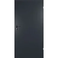 Drzwi zewnętrzne - Drzwi techniczne 80P antracyt prawe - miniaturka - grafika 1