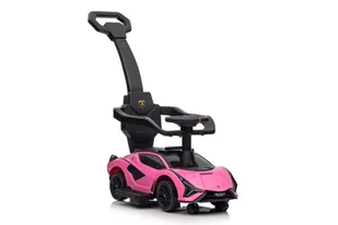 Lamborghini QLS-996T Ride-on With Pusher Pink - Chodziki - miniaturka - grafika 9