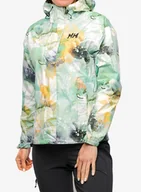 Kurtki damskie - Kurtka przeciwdeszczowa damska Helly Hansen Loke Print Jacket - jade esra - miniaturka - grafika 1