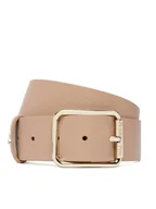 Paski - Patrizia Pepe Pasek Damski CW6409/L001-R874 Beżowy - miniaturka - grafika 1