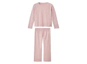 Piżamy dla dziewczynek - esmara® Piżama dziewczęca z bawełny (Różowy, 158/164) - miniaturka - grafika 1
