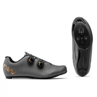 Buty rowerowe - Buty rowerowe szosowe męskie NORTHWAVE Revolution 3 szare - miniaturka - grafika 1