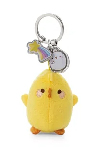 NICI 62216 Brelok do kluczy, Piu Piu, wierny pluszowy towarzysz przy plecaku lub torbie, zawieszka, wisiorek dla małych i dużych, 6 cm, żółty - Plecaki - miniaturka - grafika 1