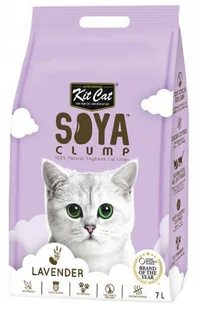 Kit Cat Żwirek ECO SoyaClump Lavender 7L / 2,5kg - Żwirek dla kotów - miniaturka - grafika 1