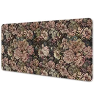 Podkładki na biurko - Duża podkładka na biurko Tkane kwiaty 100x50 cm - miniaturka - grafika 1