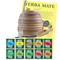 Yerba Mate - Zestaw STARTOWY yerba mate 10x50g + termometr - miniaturka - grafika 1