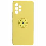 Etui i futerały do telefonów - Bizon Etui Case Silicone Ring Galaxy A53 5G żółte BCSRGALA535GYW - miniaturka - grafika 1