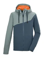 Kurtki damskie - Killtec Kurtka polarowa "Kos" w kolorze turkusowo-granatowym - miniaturka - grafika 1