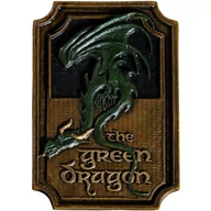 Dekoracje domu - LotR Der Herr der Ringe The Green Dragon Sign na magnes Lord of the Rings The Green Dragon Sign na magnes (01119) - miniaturka - grafika 1