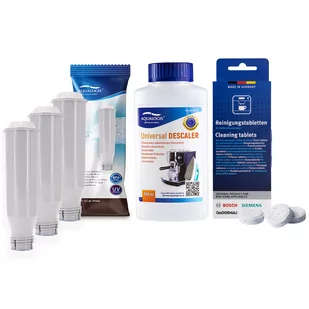 Zestaw Bosch - AL-TES46 3 szt , TZ80001 Tabletki Czyszczące Bosch, UniDec 250ml - Akcesoria i części do ekspresów do kawy - miniaturka - grafika 1