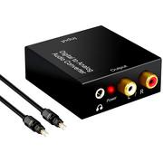 Przetworniki DAC - Mozos DAC 24BIT 192kHz kabel optyczny wyjście 3.5mm jack - miniaturka - grafika 1