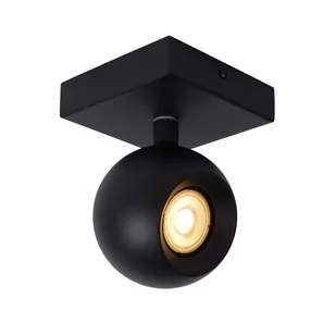 Lucide Nigel 09932/01/30 plafon lampa sufitowa spot 1x5W GU10 czarny - Lampy ścienne - miniaturka - grafika 1