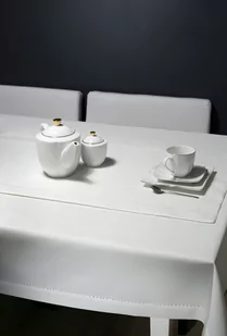 Obrus 140 x 450 Plamoodporny z Mereżką wz. 240_Bia - Obrusy i serwetki - miniaturka - grafika 3