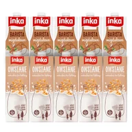 Napoje roślinne - Inka barista o smaku migadłowym 1L x 5 sztuk + napój owsiany 1L x 5 sztuk - miniaturka - grafika 1