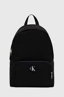 Plecaki - Calvin Klein Jeans plecak damski kolor czarny duży gładki - miniaturka - grafika 1