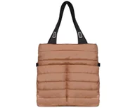 Torebki damskie - Solome, Torebka Shopperka Pikowana, Beżowa - miniaturka - grafika 1