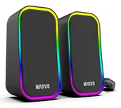 Głośniki komputerowe - Marvo SG-285 Havoc20 Czarny Przewodowa 6 W - miniaturka - grafika 1