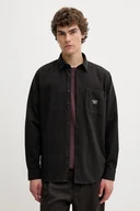 Koszule męskie - Guess Jeans koszula bawełniana męska kolor czarny regular z kołnierzykiem klasycznym M5BH16 WGMH1 - miniaturka - grafika 1