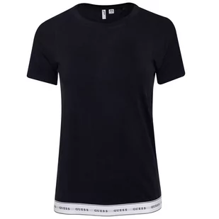 Guess Koszulka Damska T-Shirt Carrie Czarna O2Bm08Kbbu1 Jblk Xs - Koszulki i topy damskie - miniaturka - grafika 1