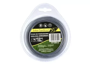 ŻYŁKA TNĄCA DO KOS I PODKASZAREK 2 MM 15 MB JG G73964-2 KWADRAT ZBROJONA - Akcesoria do kos i kosiarek - miniaturka - grafika 1