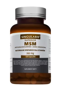 ACTIVEPHARM LABS SP. Z O.O. SP.K. Msm Superior Singularis 500 Mg 120 Kapsułek (8055111) - Ochrona stawów - miniaturka - grafika 1